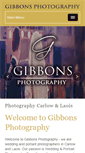 Mobile Screenshot of gibbonsphotography.ie